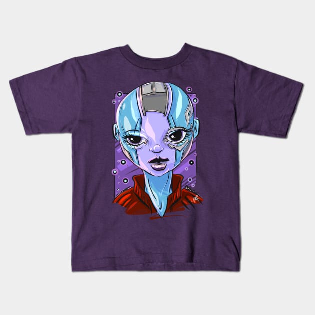 Pop Culture Caricature #11 - Nebula Kids T-Shirt by yazgar